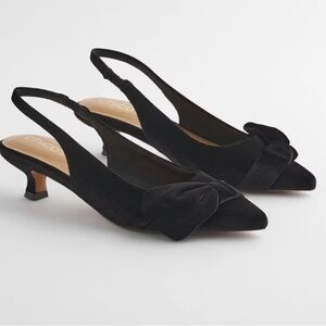 New Chico's Elegant Black Kitten Heels